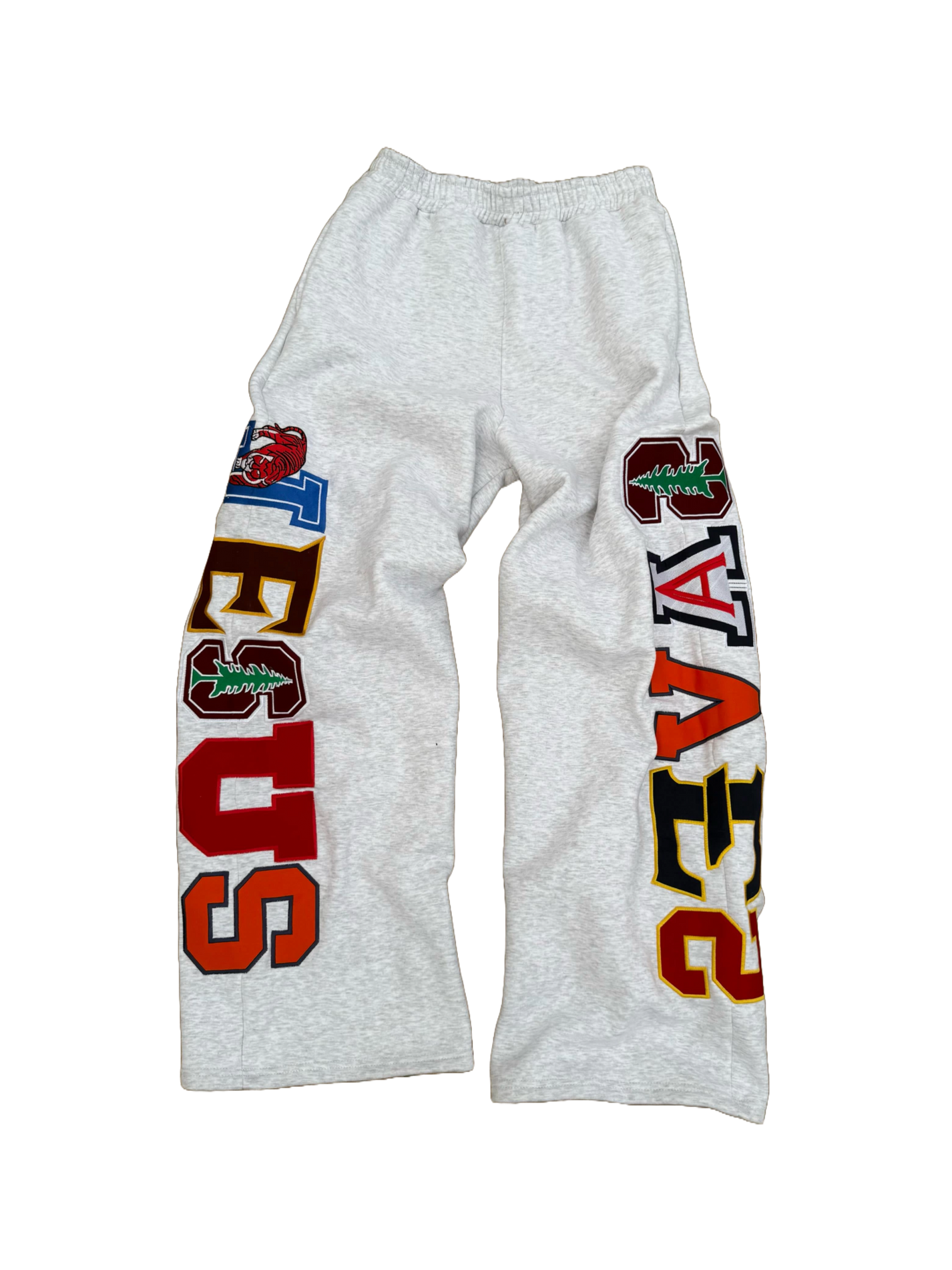 &#39;JESUS SAVES&#39; COLLEGE SWEATPANTS