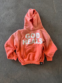 &#39;GOD HEALS&#39; WEIGHTED HOODIE
