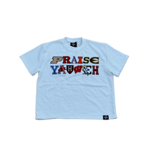&#39;PRAISE YAHWEH&#39; COLLEGE LOGO TEE
