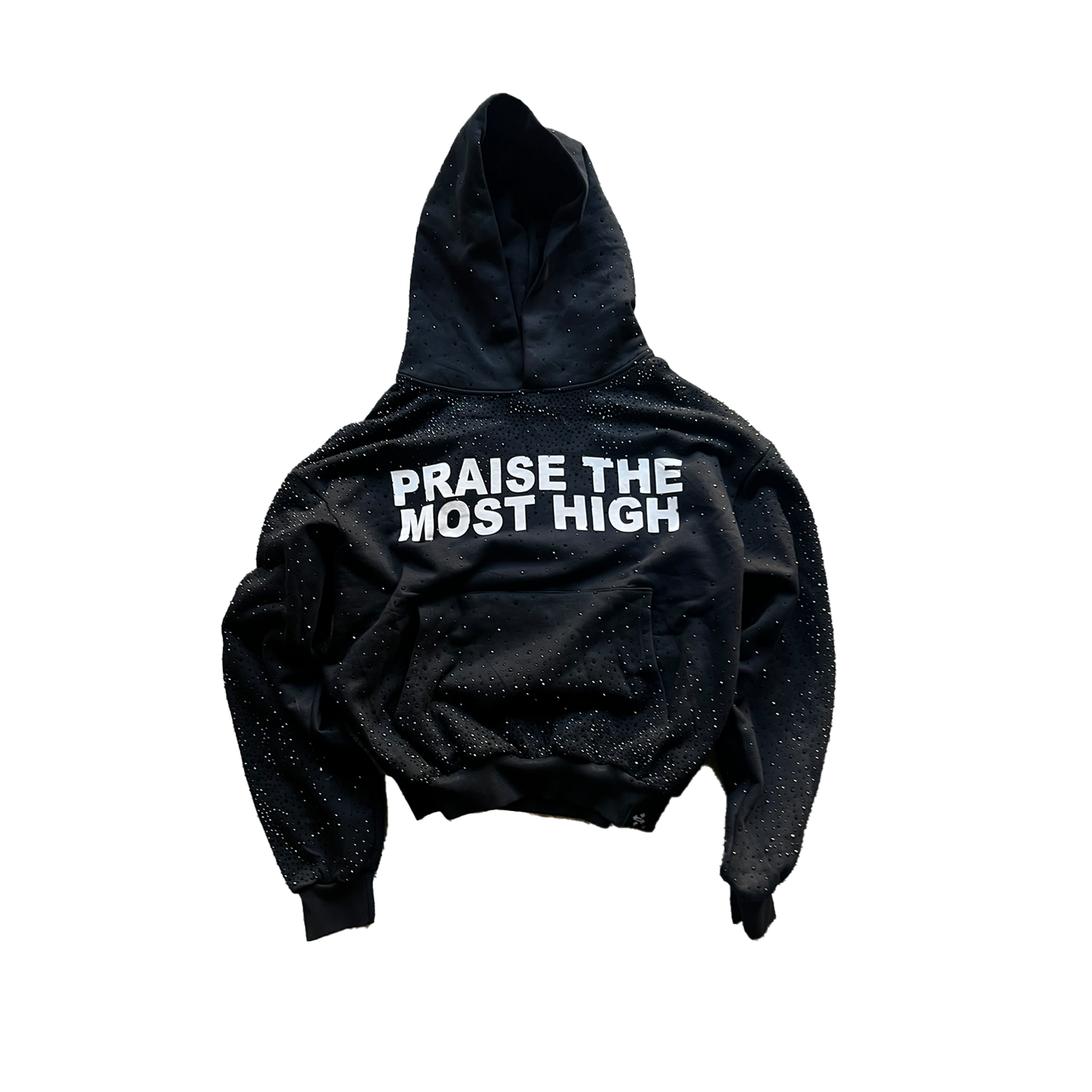&#39;PRAISE THE LORD&#39; DIAMOND HOODIE