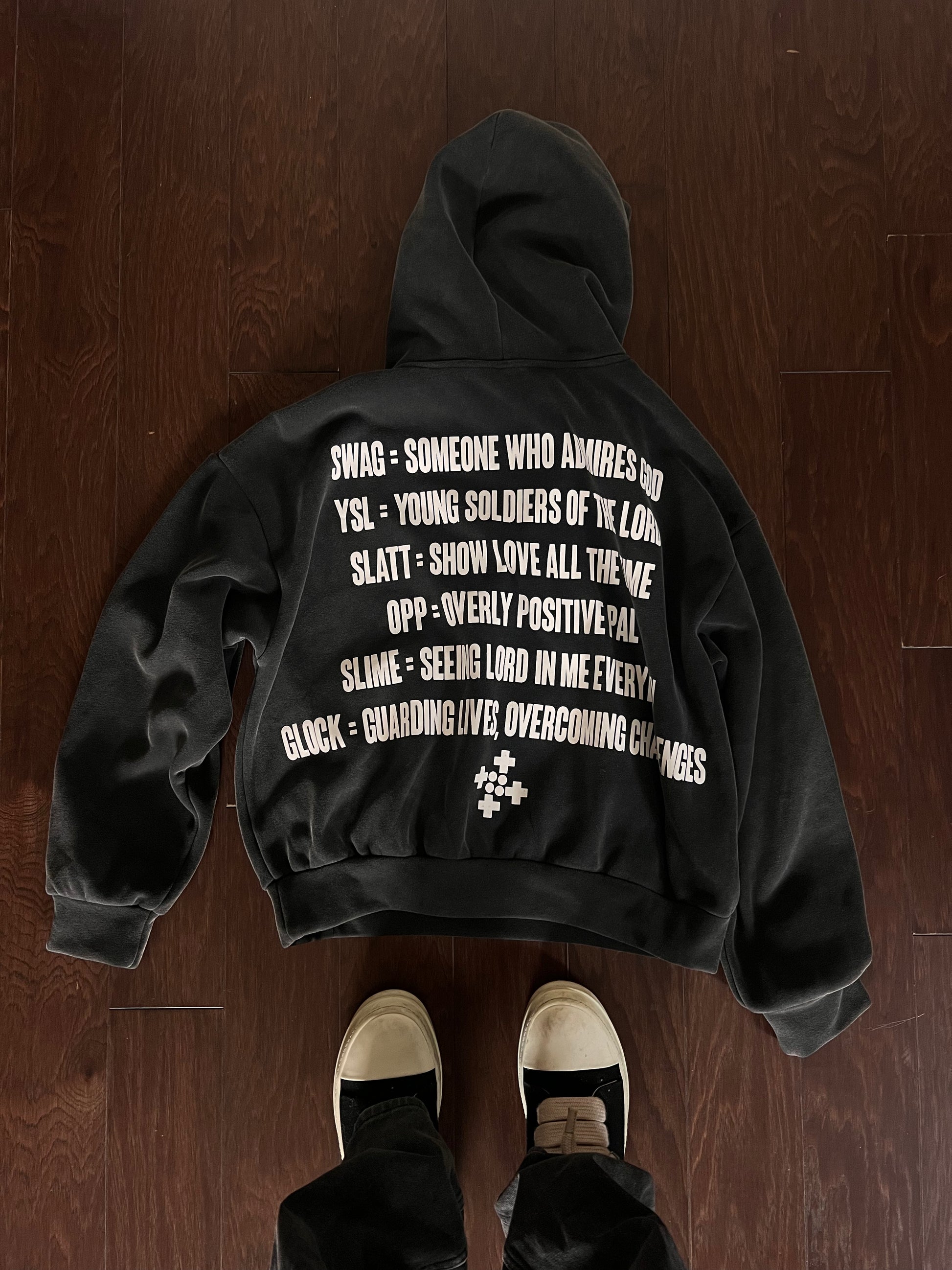 Ysl online slime hoodie